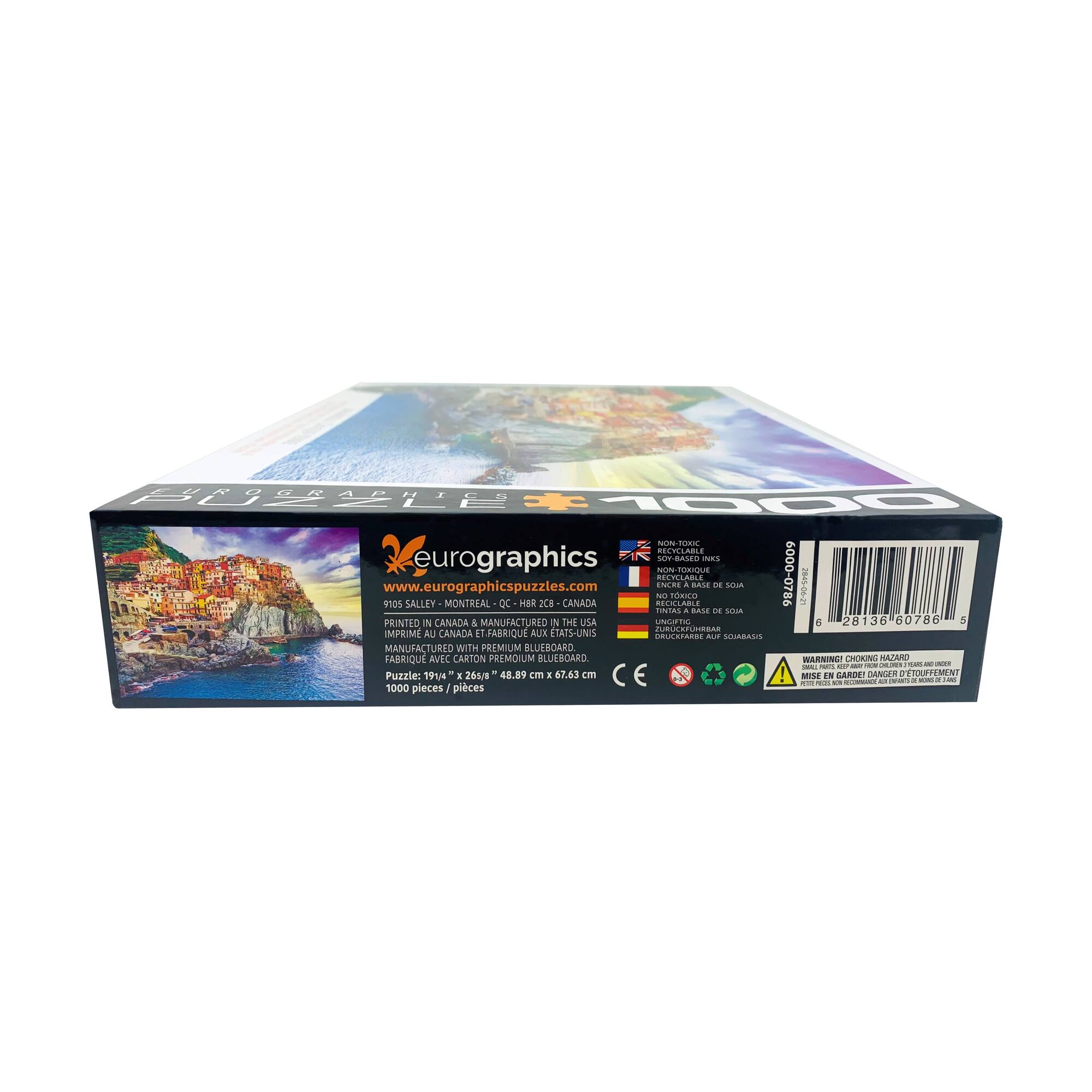 Manarola, Cinque-Terre - Mediterranean Oasis, Italy: 1000 Pcs